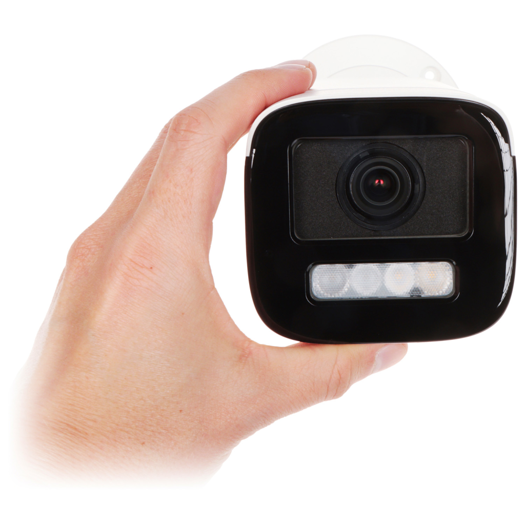 HIKVISION DS-2CD1643G2-LIZSU 4Mpix, 2,8-12mm  Motorize Lens, Dual Light, Dahili Mikrofon, H265+,50Mt Gece Görüşü, SD Kart, PoE, Bullet IP Kamera