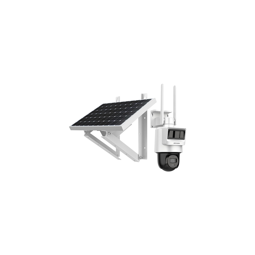 HIKVISION DS-2DE2C200IWG-K/4G/C05S10, 2Mpix,   2.8mm, 30Mt Gece Görüşü, Dahili Mikrofon, PIR+RADAR,  4G, Solar  PT IP Kamera