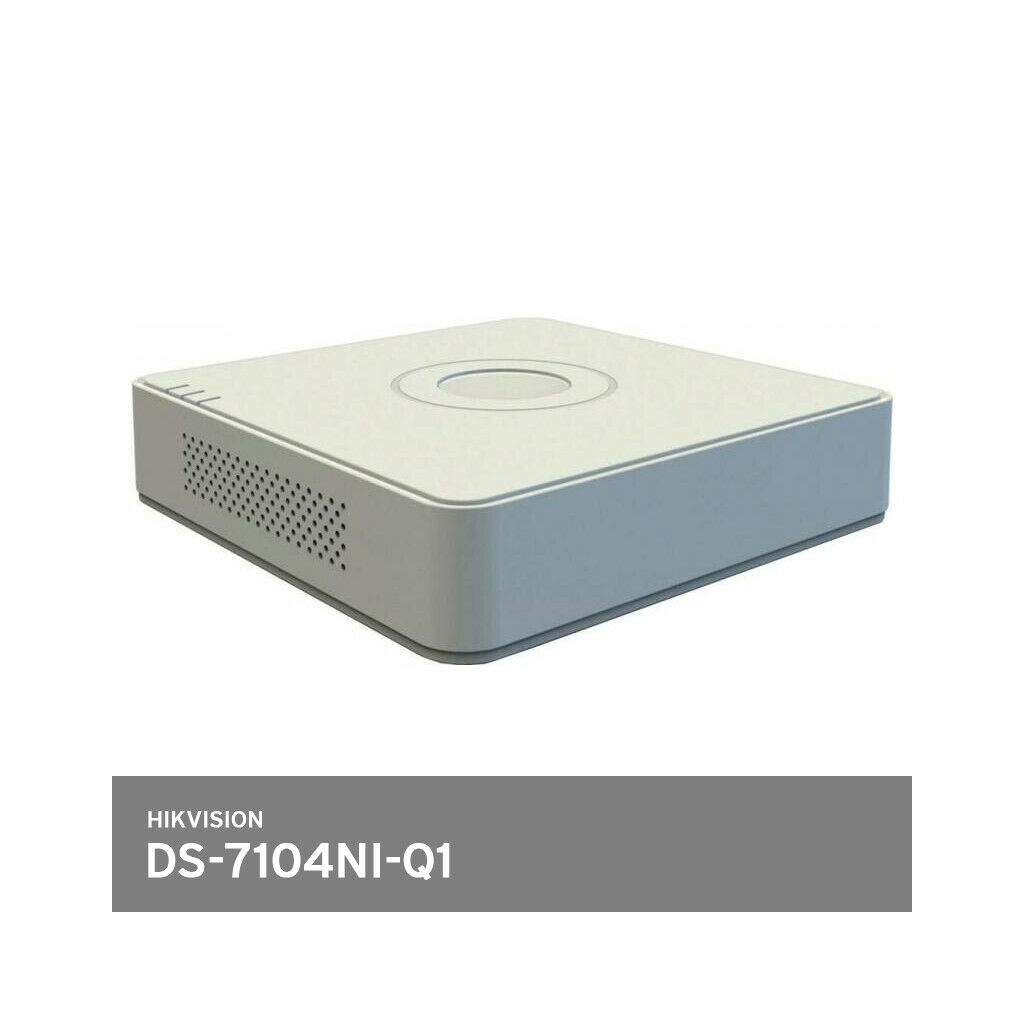 HIKVISION DS-7104NI-Q1, 4Kanal, 4Mpix, H265+, 1 HDD Desteği, 1520P Kayıt, 60Mbps Bant Genişliği, NVR