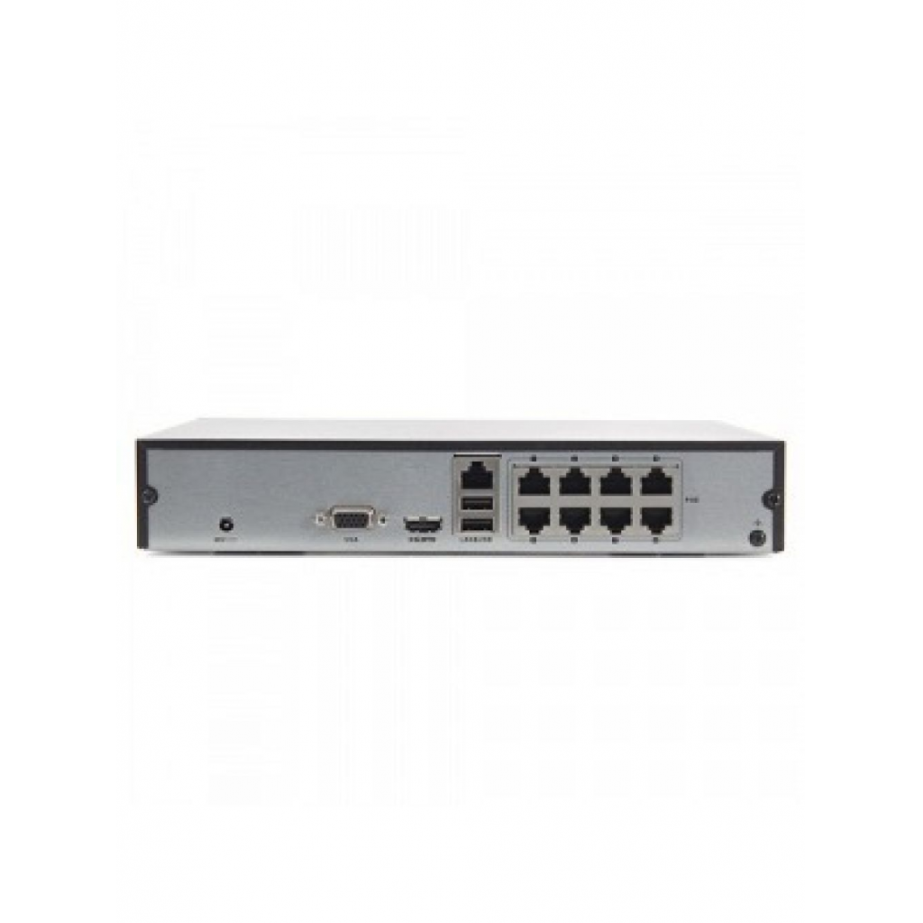 HIKVISION DS-7108NI-Q1/8P/M, 8Kanal PoE, 4Mpix, H265+, 1 HDD Desteği, 1520P Kayıt, 60Mbps Bant Genişliği, Metal Kasa, NVR