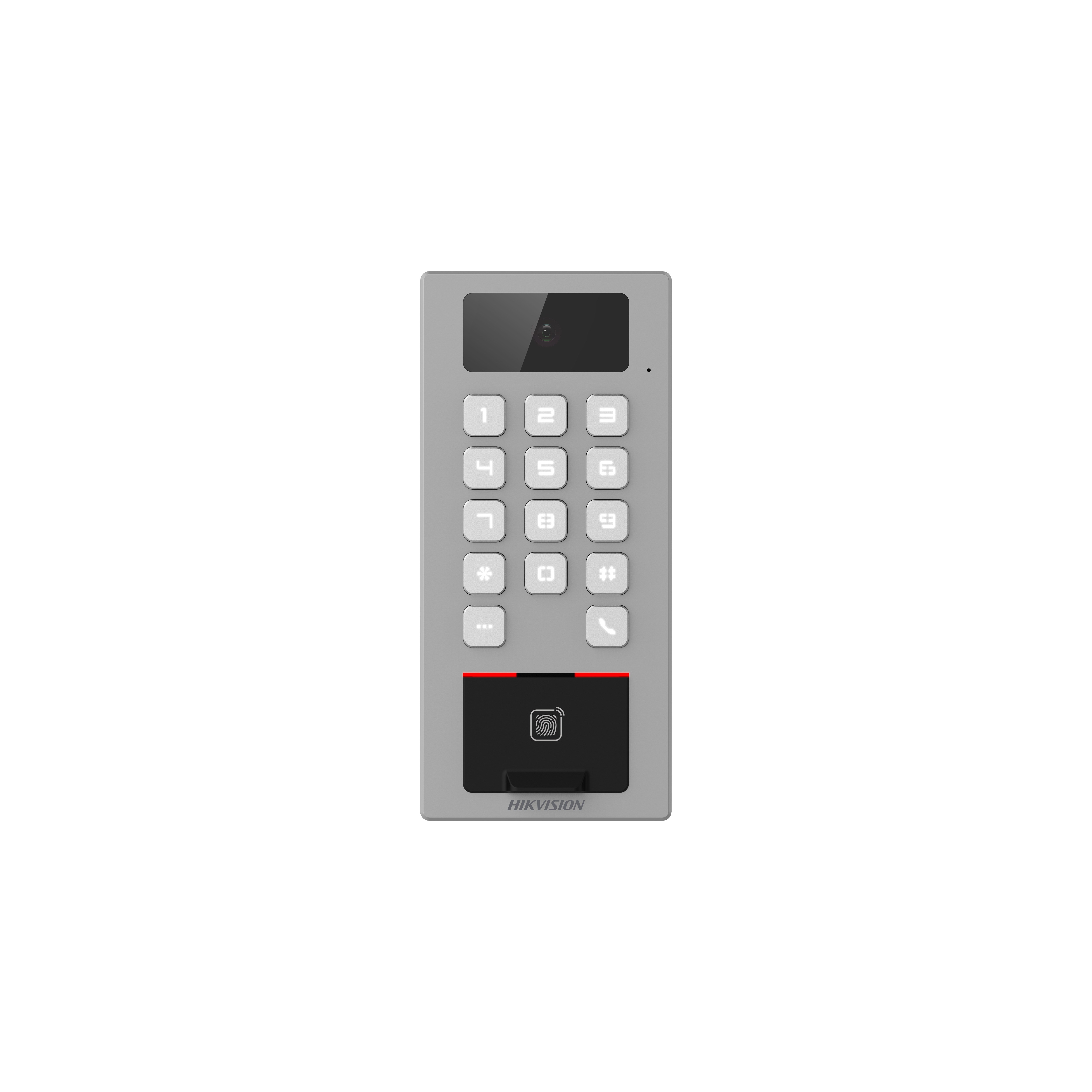 HIKVISION DS-K1T502DBFWX-C KEYPADLİ PARMAK İZİ KART OKUYUCU BAĞIMSIZ TERMİNAL
