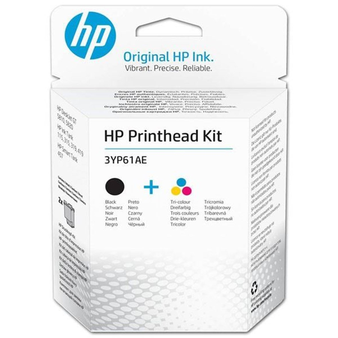 HP 3YP61A Printhead Kit Siyah+Renkli