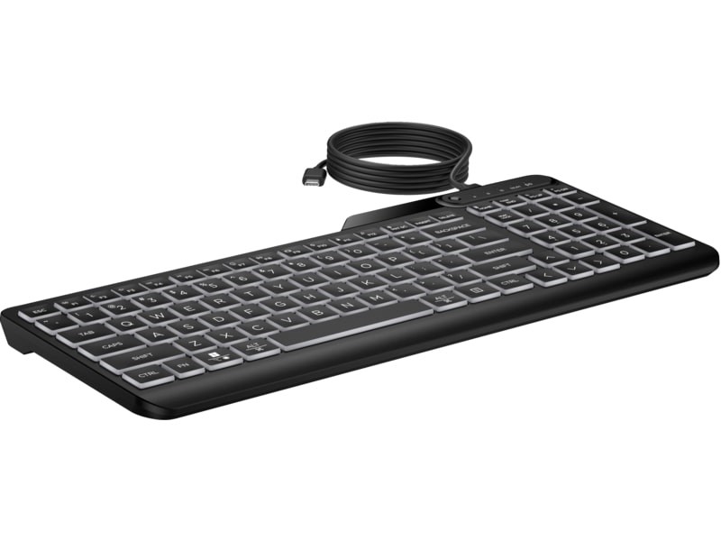 HP 405 7N7C1AA Işıklı Kablolu Kurumsal Klavye (Backlit Wired Keyboard)