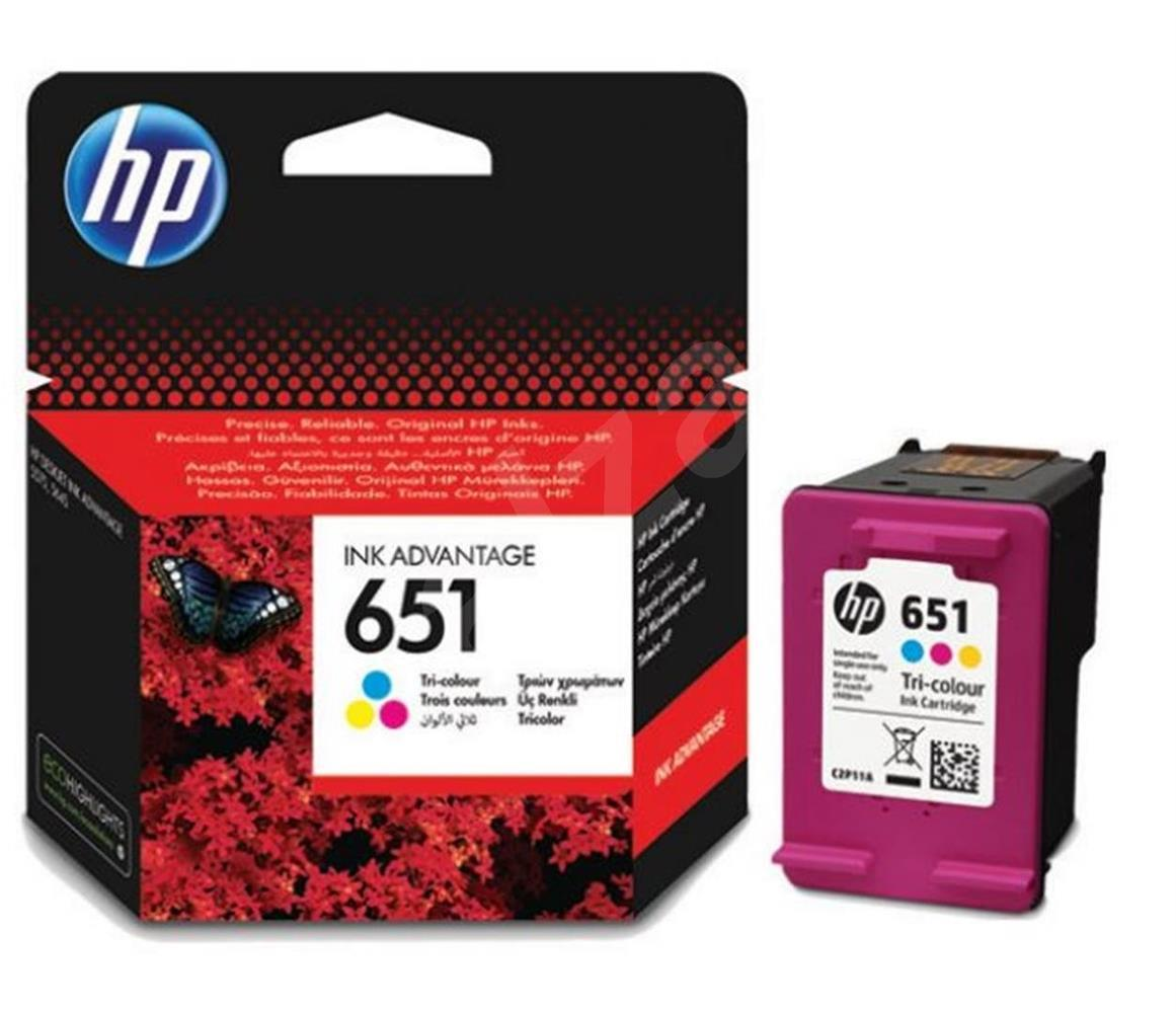HP 651 C2P11A 3 Renkli Orijinal Mürekkep Kartuşu – 300 Sayfa