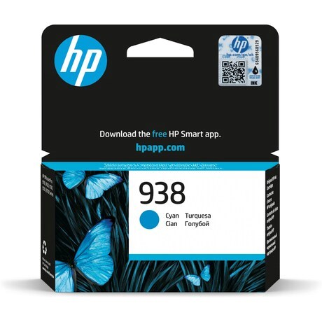 HP 938 Cyan (Camgöbeği) Orijinal Mürekkep Kartuşu (4S6X5PE)
