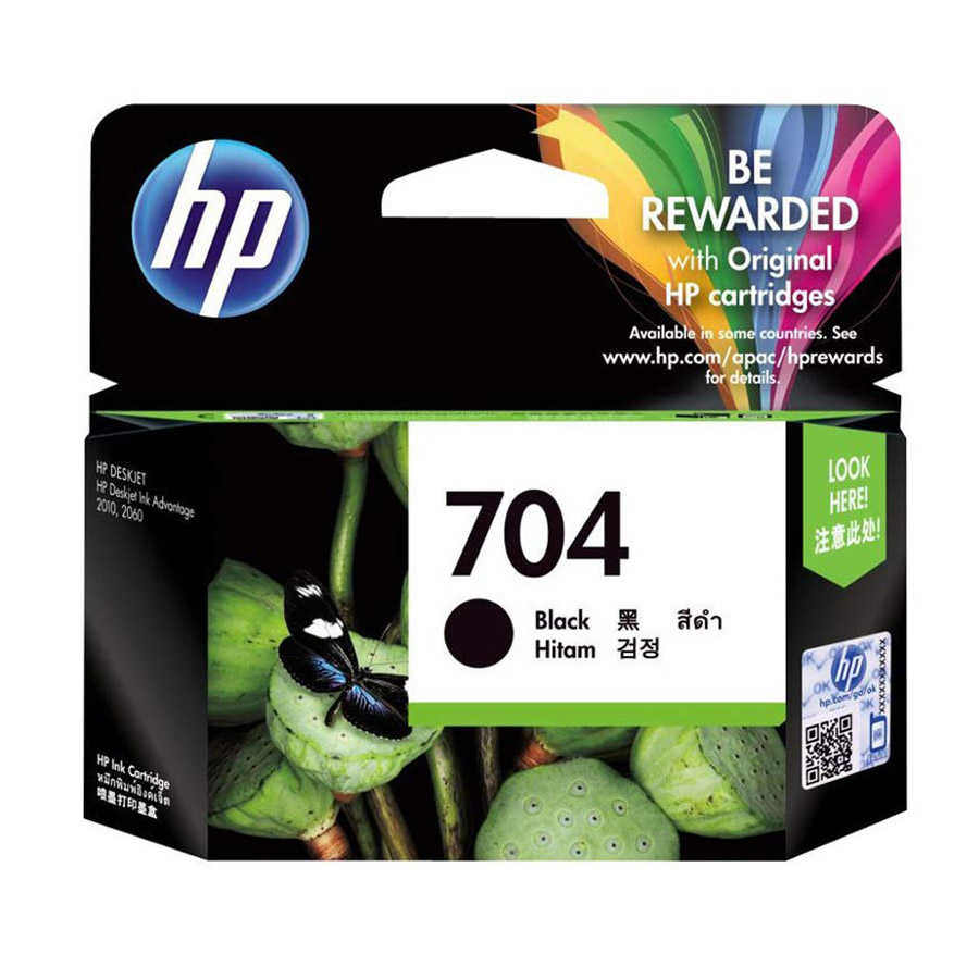 HP CN692A No 704 Siyah Mürekkep Kartuşu