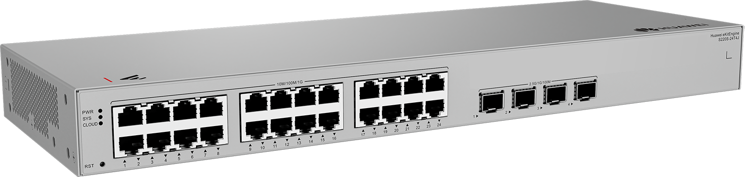 HUAWEI 24port 4-SFP 2.5GbE Gigabit Yönetilebilir Switch eKIT S220S-24T4J