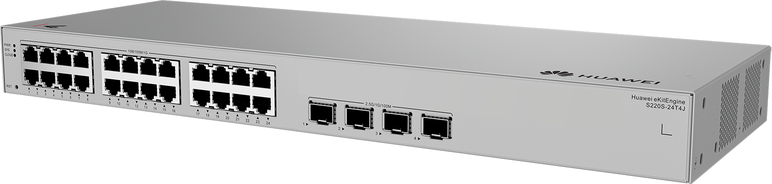 HUAWEI 24port 4-SFP 2.5GbE Gigabit Yönetilebilir Switch eKIT S220S-24T4J