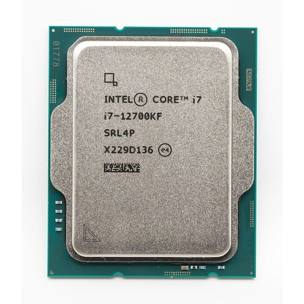 INTEL CORE i7 12700KF 37MB 12çekirdekli VGA YOK 1700p 125w Kutusuz+Fansız