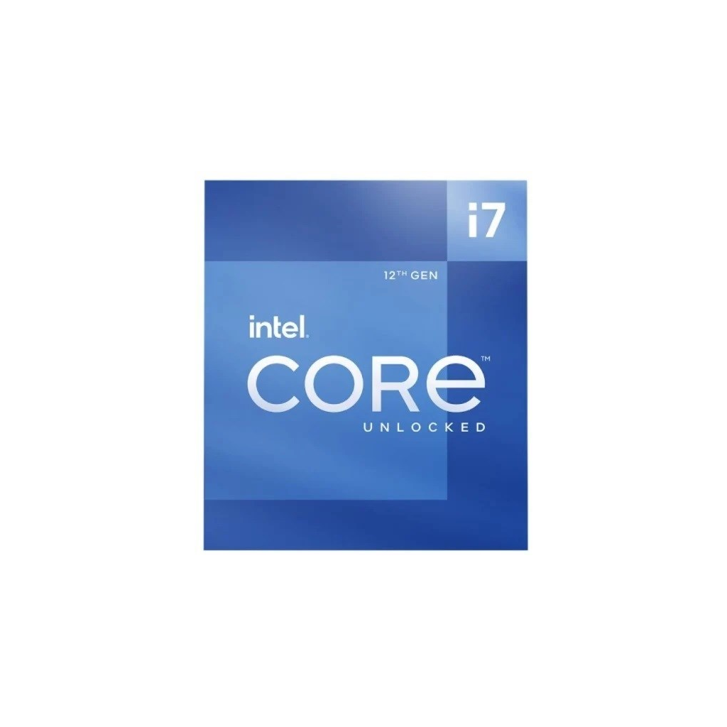 INTEL i7-12700KF 12 Core, 3.60Ghz, 25Mb, 125W, LGA1700, 12.Nesil, BOX, (Dahili Grafik YOK, Fan YOK)