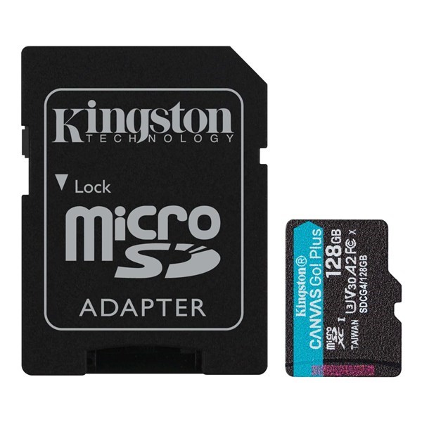 KINGSTON 128GB Micro SD Kart CANVAS GO+ SDCG4/128GB