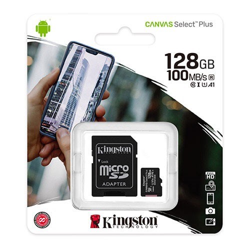 KINGSTON 128GB Micro SD Kart Canvas SDCS2/128GB