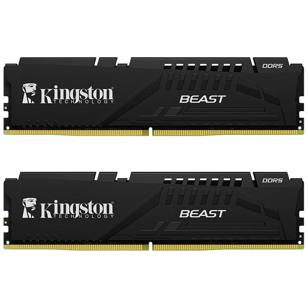 KINGSTON 32GB (2X16GB) DDR5 6000MHZ CL30 DUAL KIT PC RAM BEAST BLACK EXPO KF560C30BBEK2-32TR