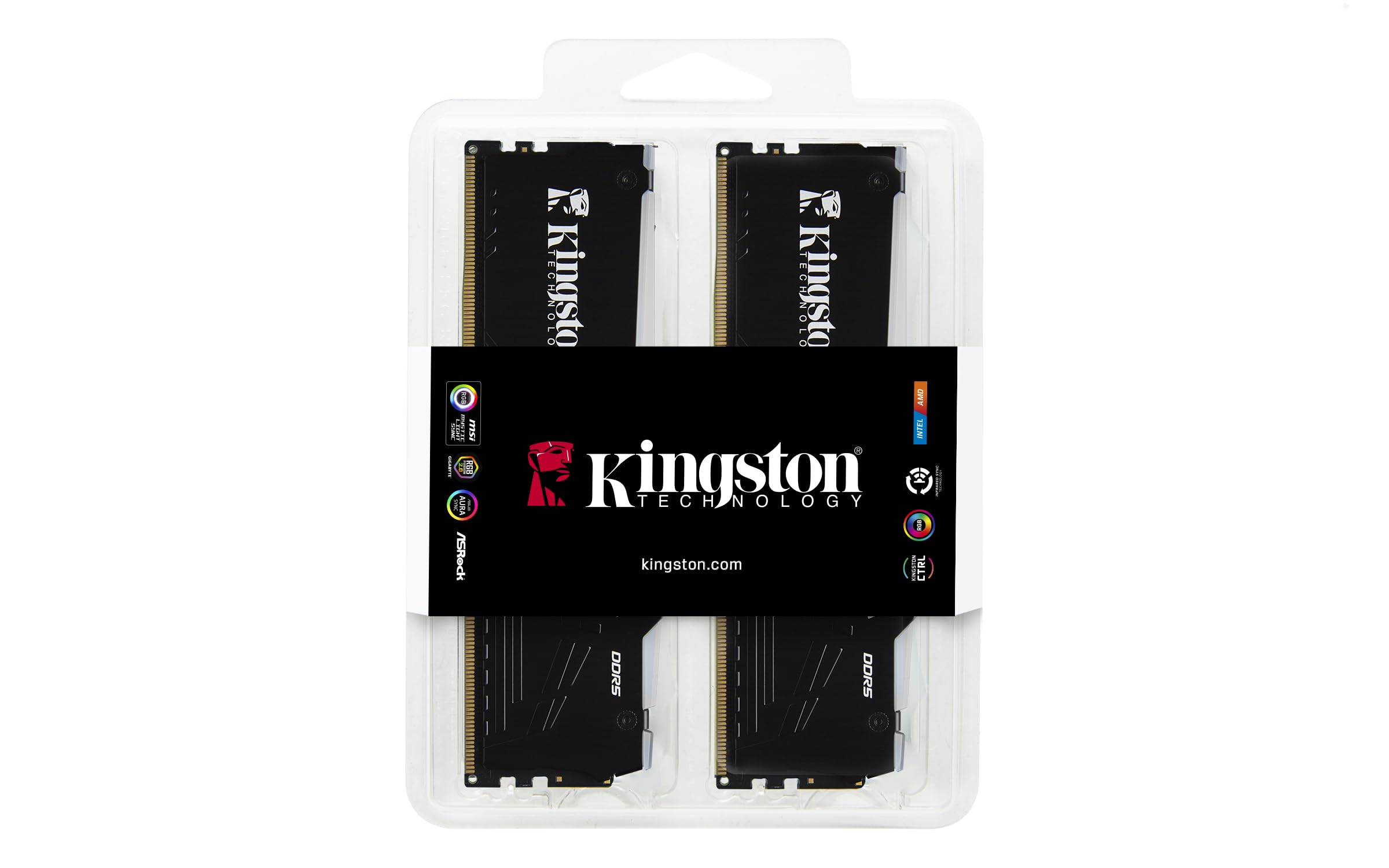 KINGSTON 64GB (2X 32GB) DDR5 5600MHZ CL36 DUAL KIT RGB PC RAM BEAST EXPO KF556C36BBEAK2-64TR
