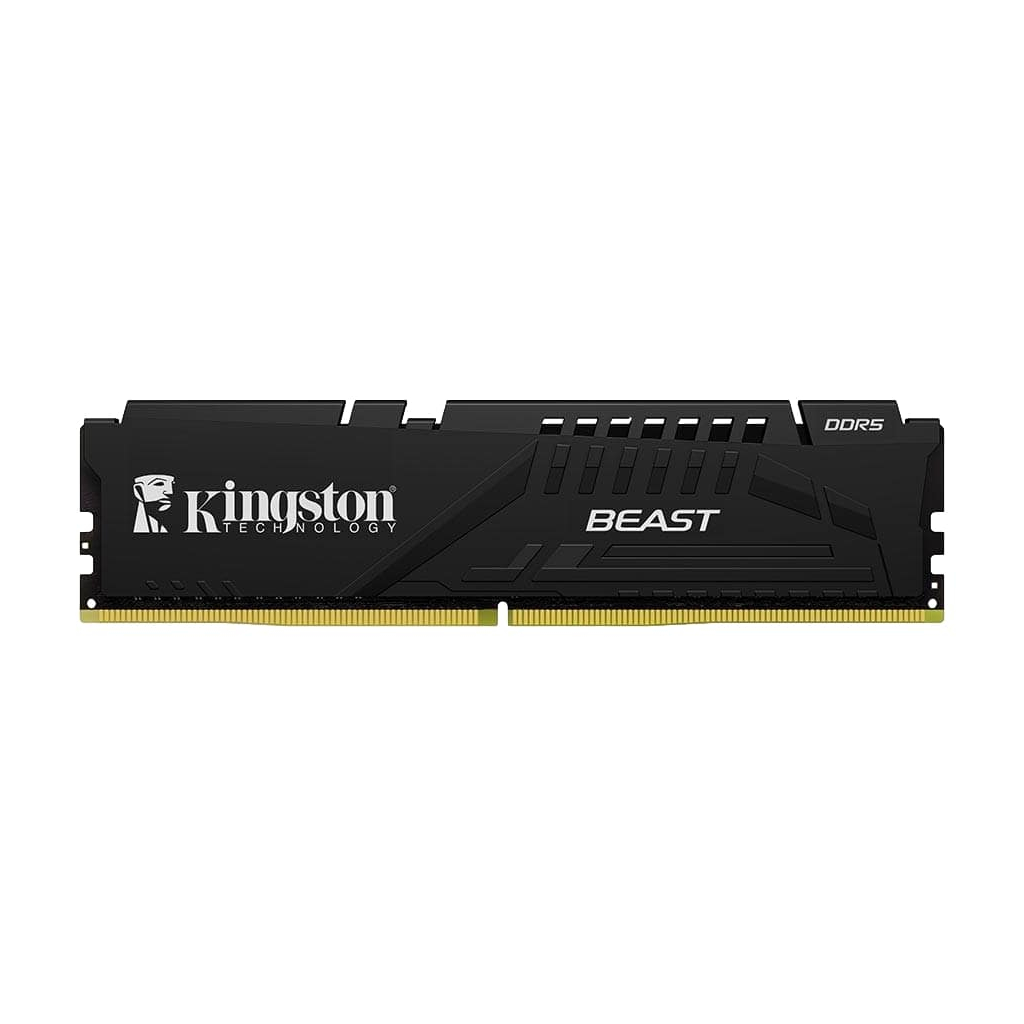 KINGSTON Beast, KF560C30BBE-32TR, 32Gb, 6000Mhz, DDR5, CL30, Desktop Gaming RAM (Soğutuculu)