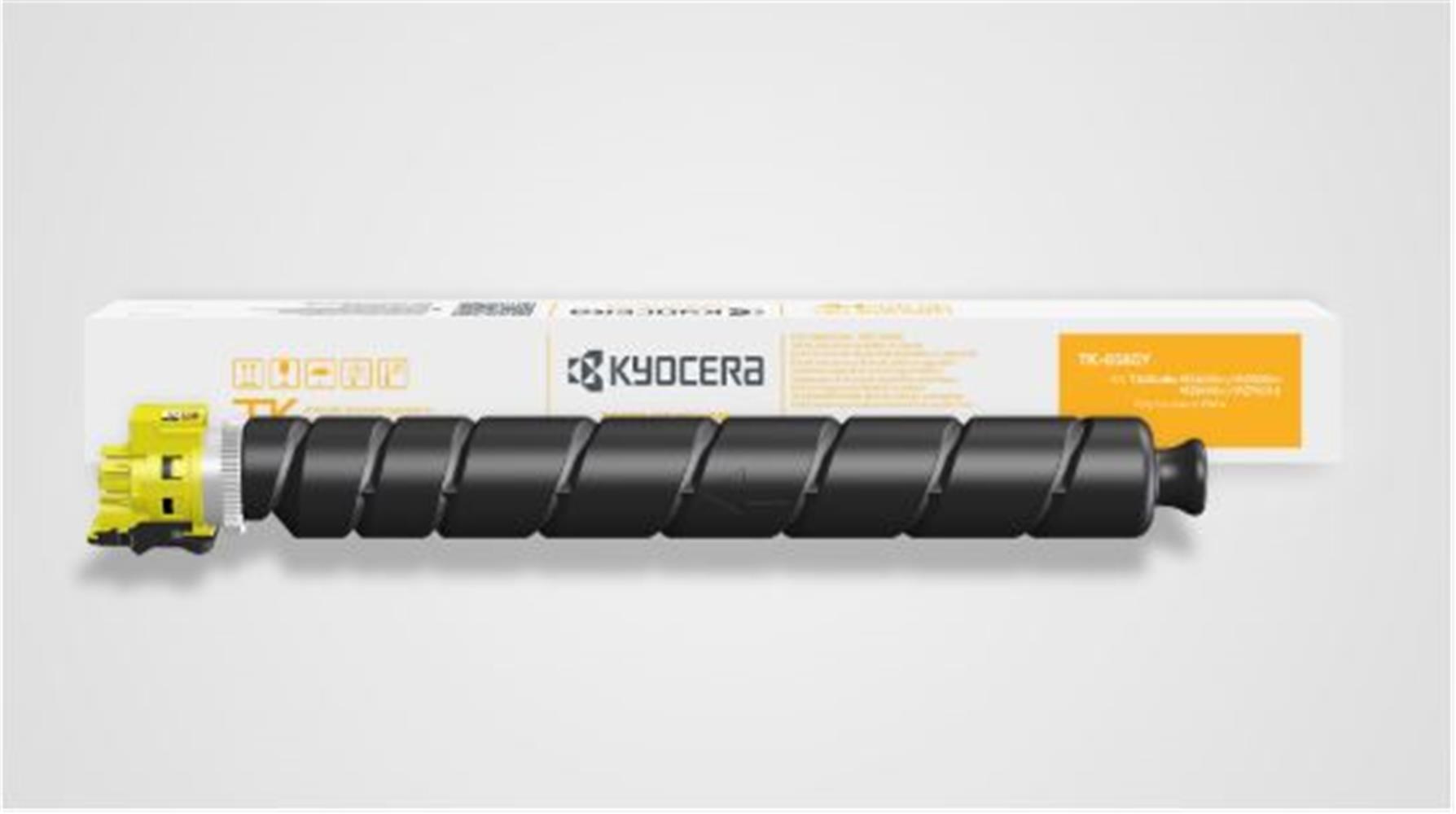 Kyocera TK-8585Y Yellow Sarı Orjinal Fotokopi Toneri TASKalfa MZ4001ci - MZ5001ci 20.000 Sayfa