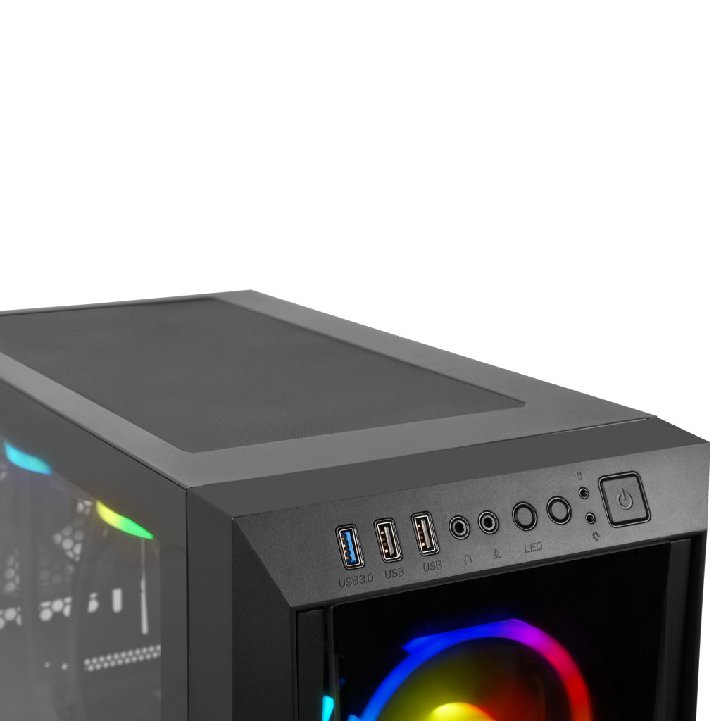 LEOPARD-RXC, Intel i5-14400F, 16Gb DDR4 Ram, 500Gb NVMe SSD, 8Gb GDDR6 RX 5500 Ekran Kartı, 1600W Kasa, OEM PAKET