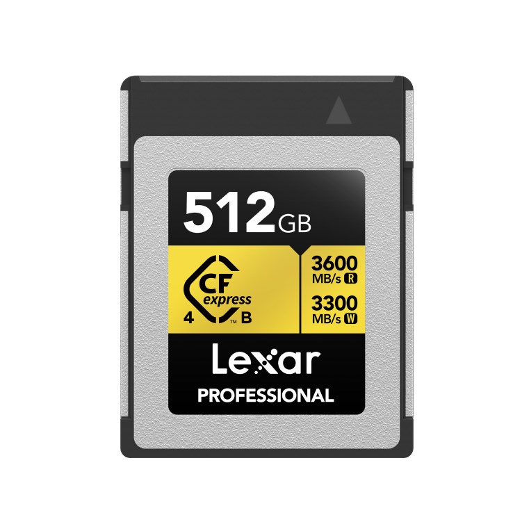 LEXAR 512GB Professional CFexpress Type B Gold Series Hafıza Kartı / LCXEXP4512G-RNENG