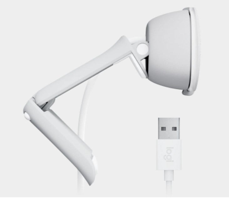 LOGITECH 2MP BRIO 100 Dahili Mikrofonlu Webcam Beyaz 960-001617