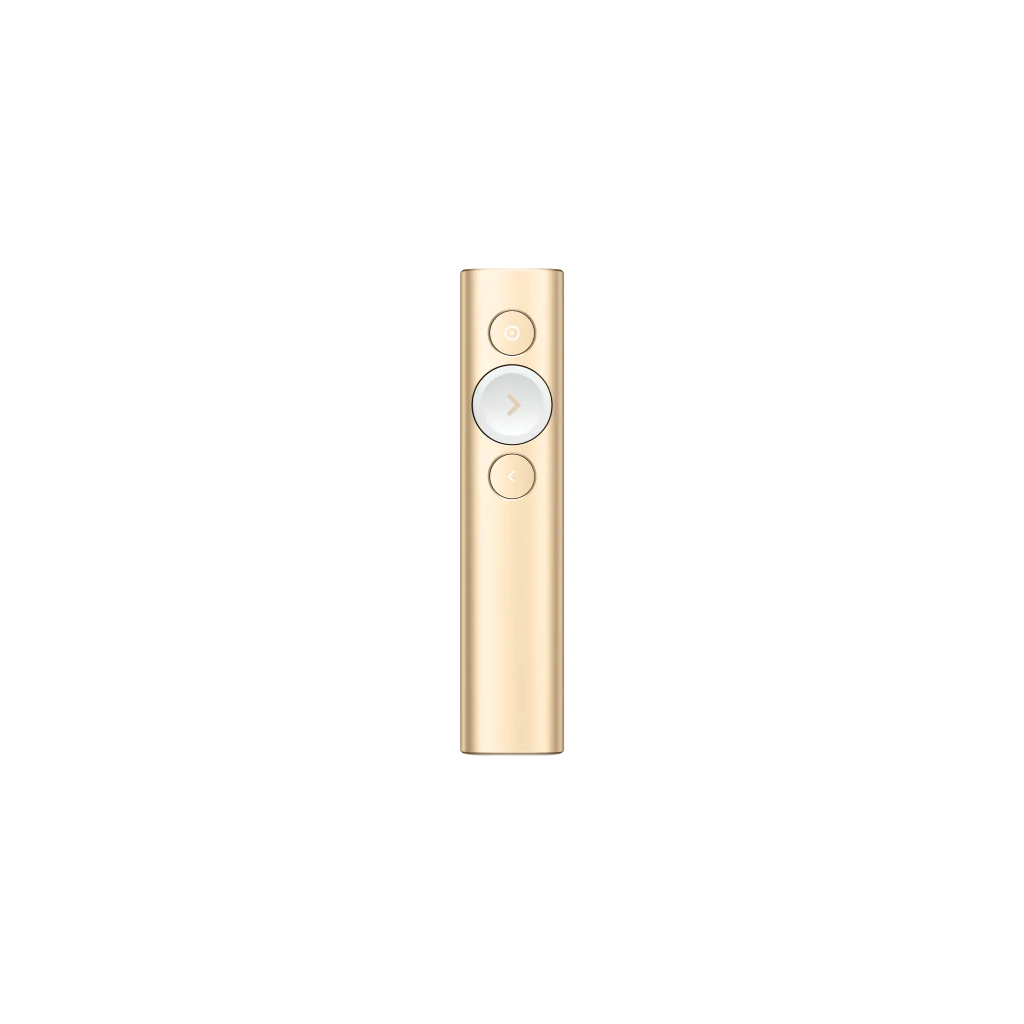LOGITECH 910-004862, Spotlight Wireless Presenter, Sunum Cihazı (Gold)