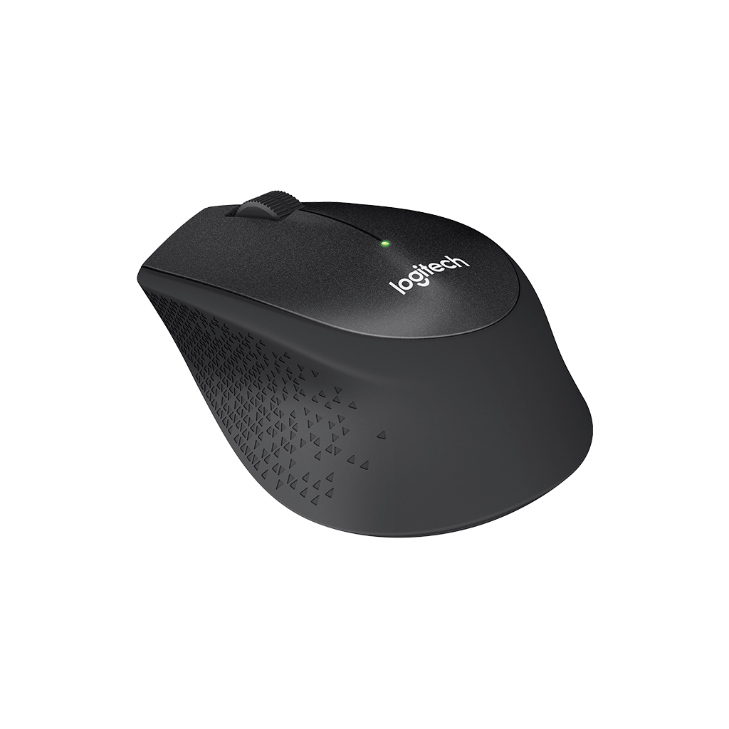 LOGITECH 910-004909, M330 Siyah, USB Nano 2,4G Kablosuz, 1000dpi, Optik, 3 Tuşlu, 24ay Pil Ömrü, Sessiz Mouse