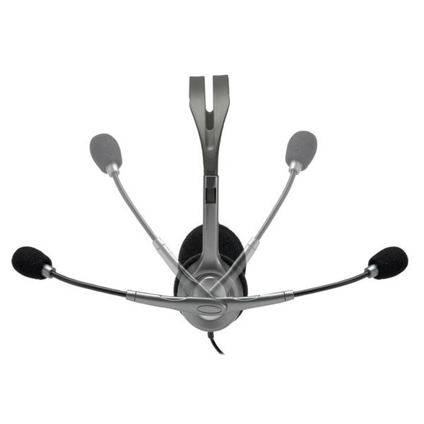 LOGITECH H111 Stereo 3.5mm Jack Gri Mikrofonlu Kulaklık 981-000593