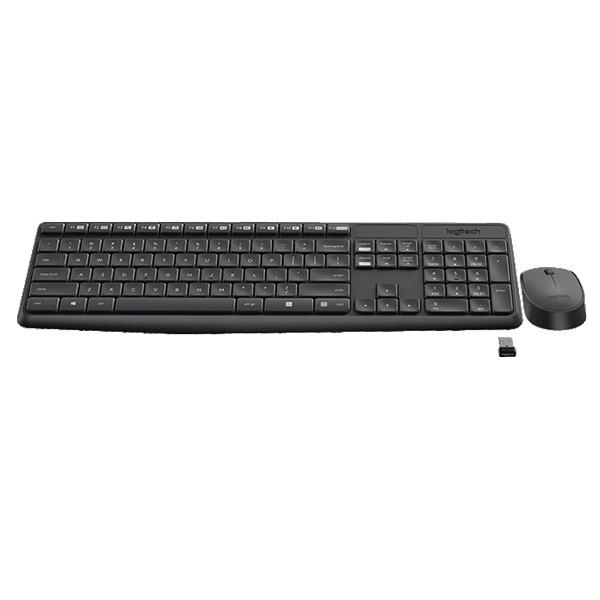 LOGITECH MK235 Kablosuz Q Trk Siyah Multimedya Klavye - Mouse Set 920-007925