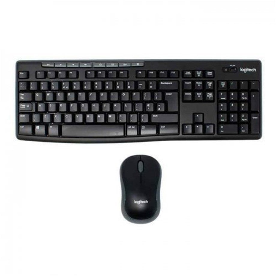 LOGITECH MK270 KABLOSUZ Q TRK M.MEDIA SİYAH KLV+MOUSE SET-920-004525