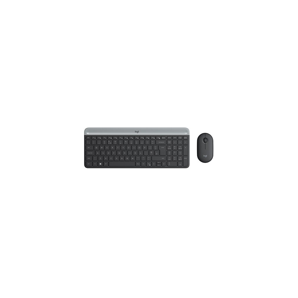 LOGITECH MK470 Siyah, 920-009435, Kablosuz, Türkçe Q, Klavye Mouse Set