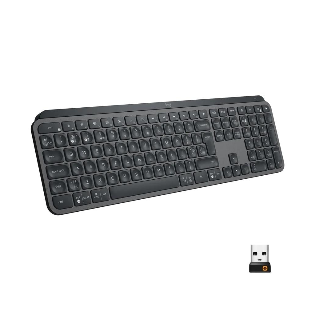 LOGITECH MX Keys S, 920-011594, Bluetooth, Türkçe Q, Multimedya, Gelişmiş Aydınlatmalı, Klavye