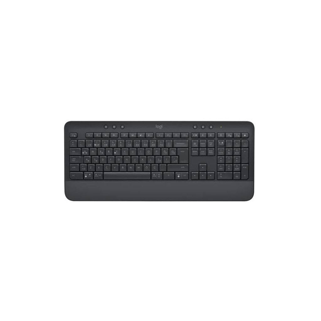LOGITECH SIGNATURE K650, 920-010919, Siyah, Bluetooth, Türkçe Q, Multimedya, Sıvı Temasına Dayanıklı, Klavye
