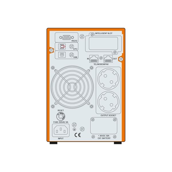 MAKELSAN 1kva  Powerpack Se Online Ups 1/1 (2X9AH) (+V.2)  K.G.K