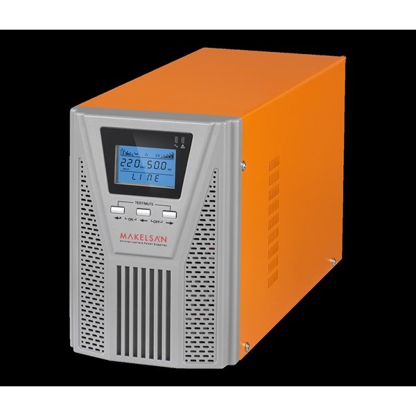 MAKELSAN 1kva  Powerpack Se Online Ups 1/1 (2X9AH) (+V.2)  K.G.K