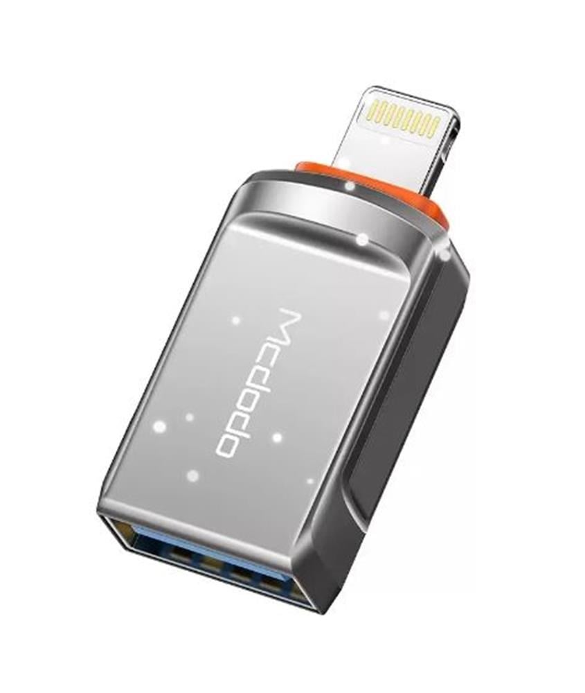 MCDODO OT-8600 Usb-A To Lightning Dönüştürücü Soket - Gri