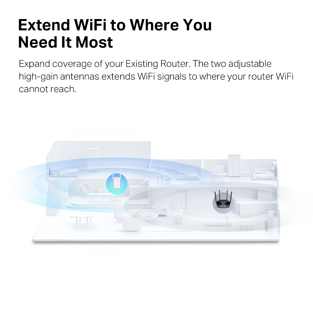 MERCUSYS ME70X WIFI6 AX1800 Menzil Genişletici Priz Tip