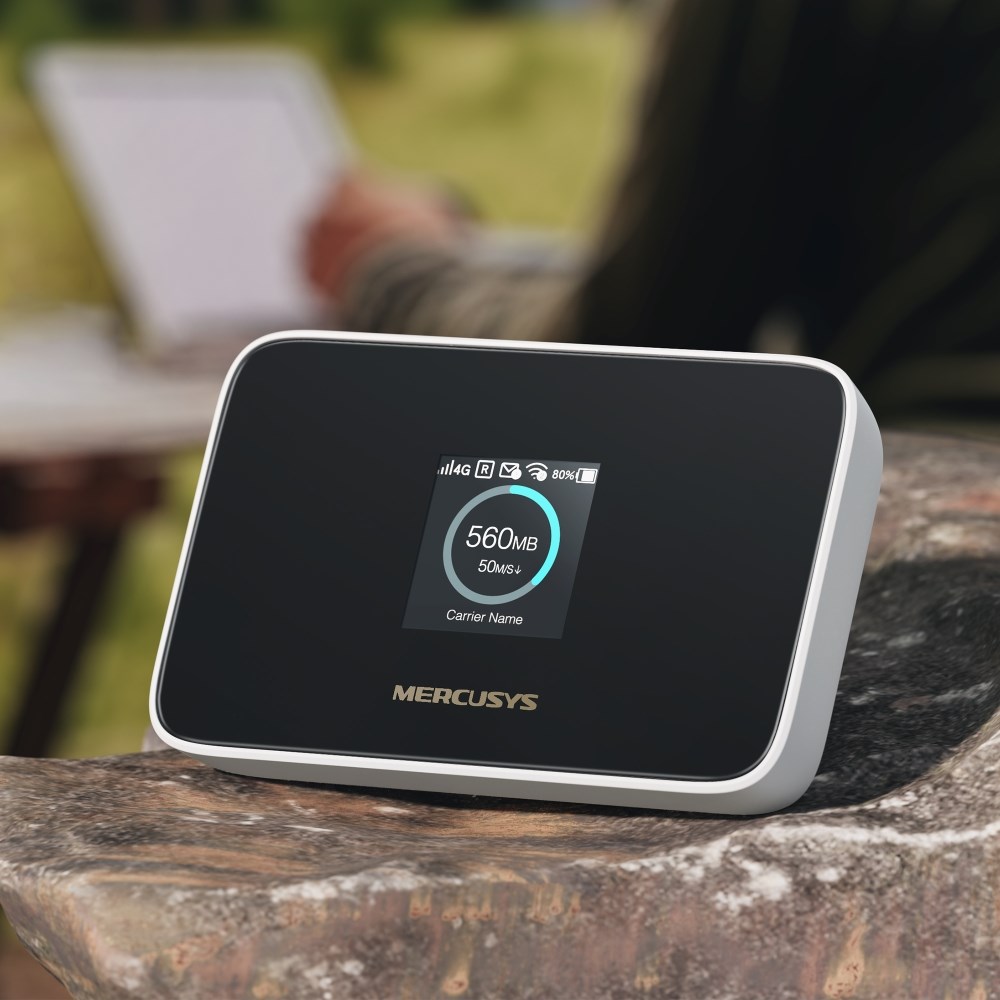 MERCUSYS MT115 4G LTE Wıfı6 AX300 Taşınabilir Router Bataryalı