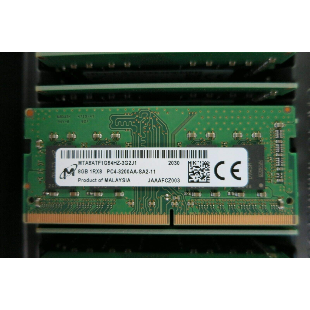 MICRON MTA8ATF1G64HZ-3G2J1, 8Gb, 3200Mhz, DDR4, Sodimm Notebook RAM, 1,2V, CL22