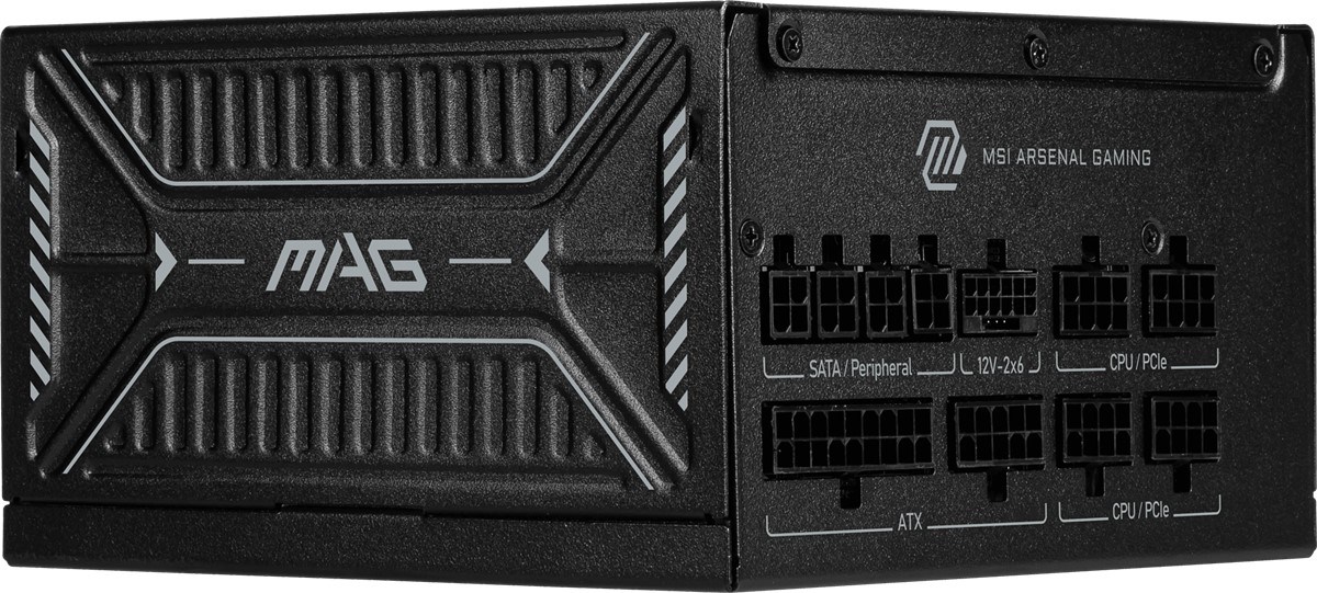 MSI 1000w 80+ Gold MAG A1000GLS PCIE5 Tam Modüler Power Supply