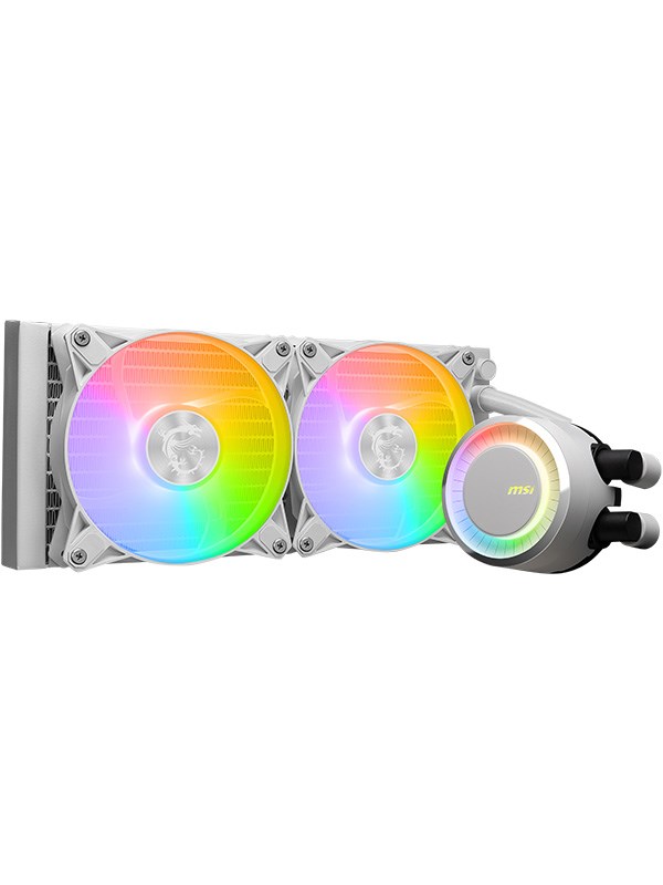 MSI 240mm MAG CORELIQUID E240 WHITE ARGB AM5-1851p Sıvı Soğutmalı İşlemci Fanı Beyaz
