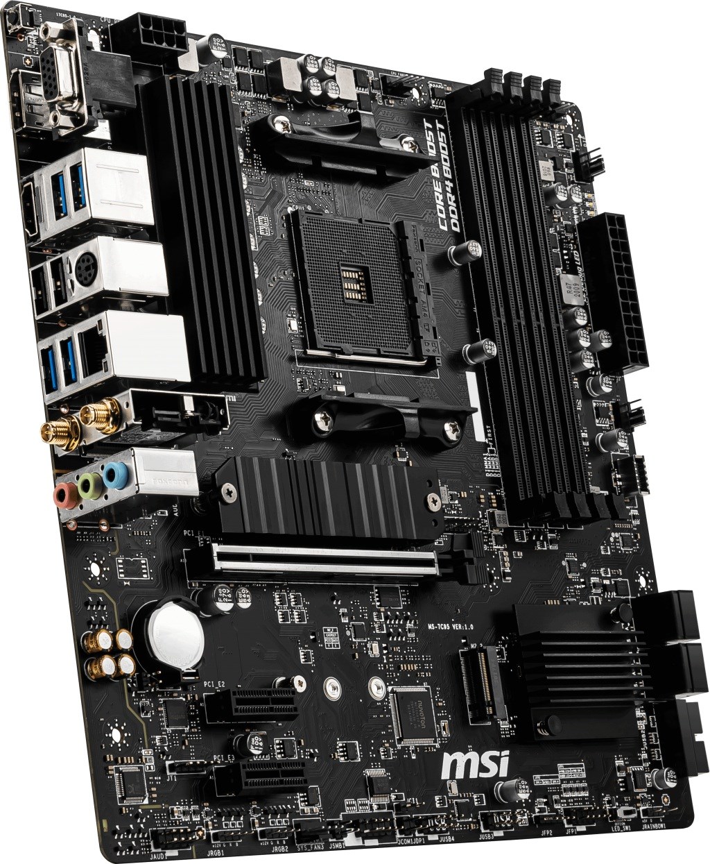 MSI B550M PRO-VDH WIFI DDR4 HDMI DP PCIE 4.0 AM4 mATX