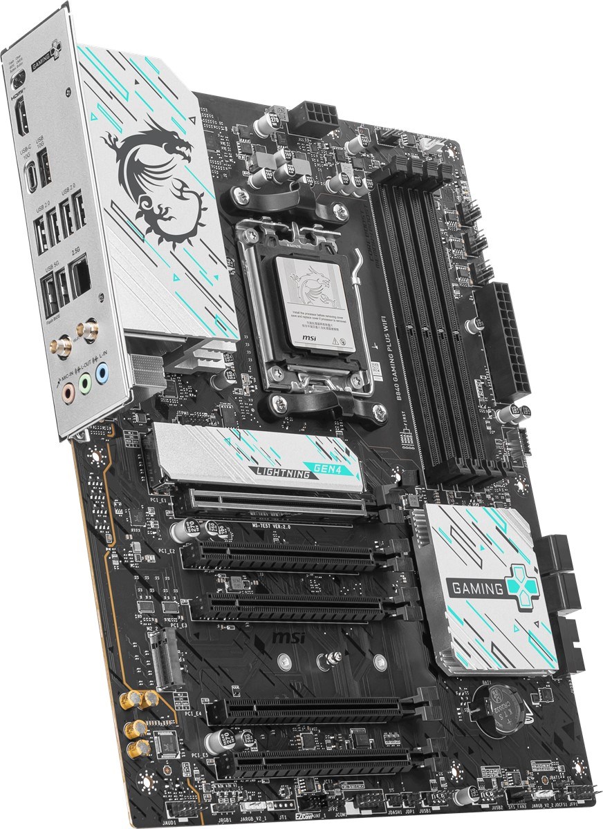 MSI B840 GAMING PLUS WIFI7 DDR5 HDMI-TYPEC PCIE 4.0 AM5 ATX