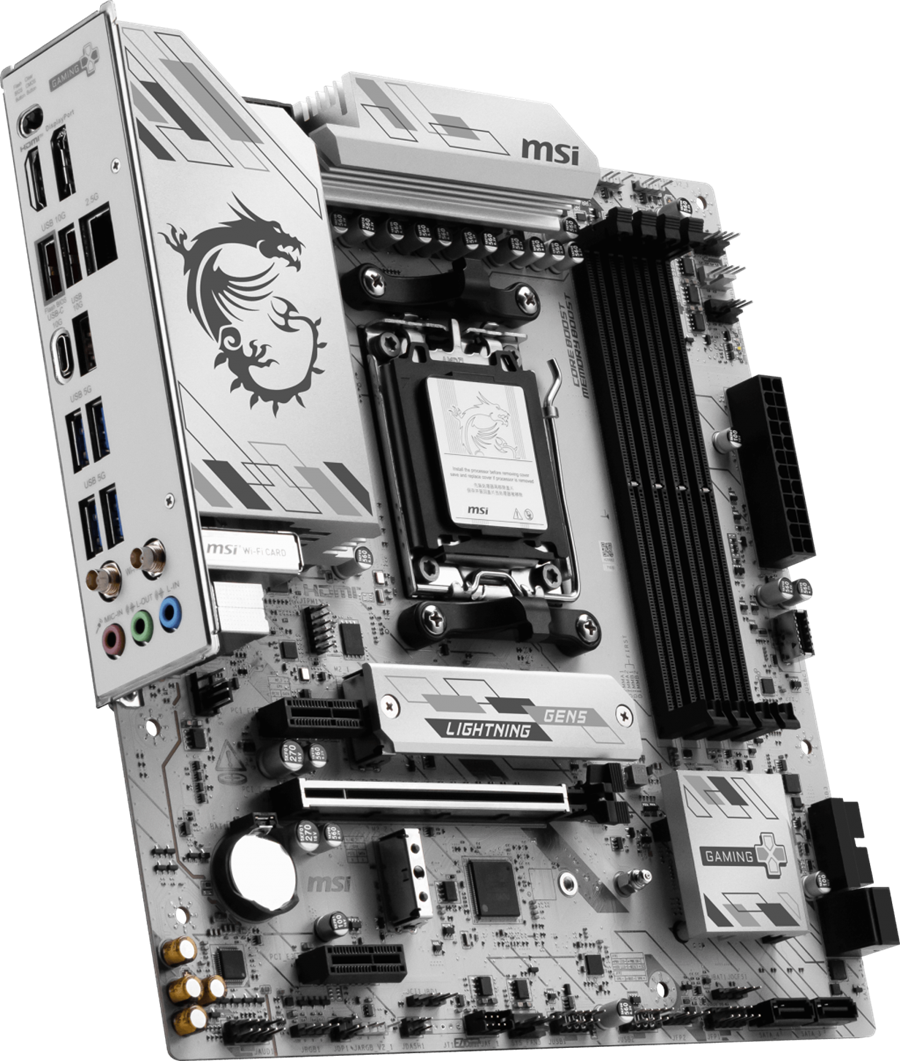 MSI B850M GAMING PLUS WIFI6E DDR5 HDMI-DP TYPEC PCIE 5.0 AM5 mATX