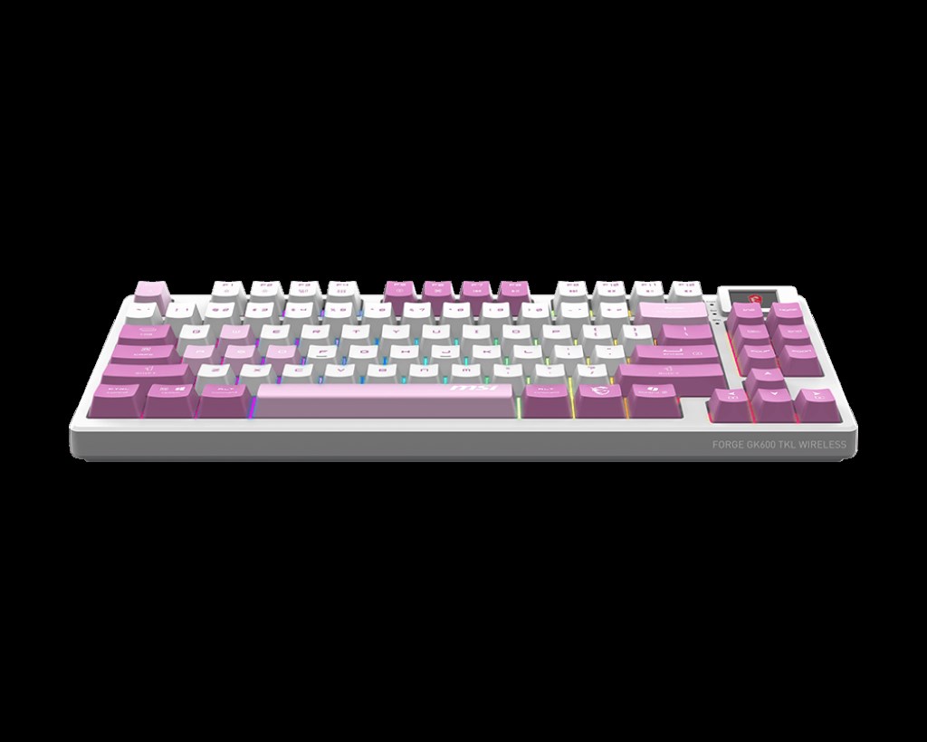 MSI FORGE GK600 TKL W VIOLET TR GAMING KLAVYE