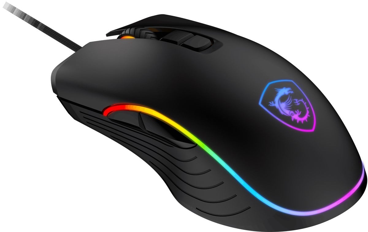 MSI GG FORGE GM300 7200dpi RGB Gaming Mouse