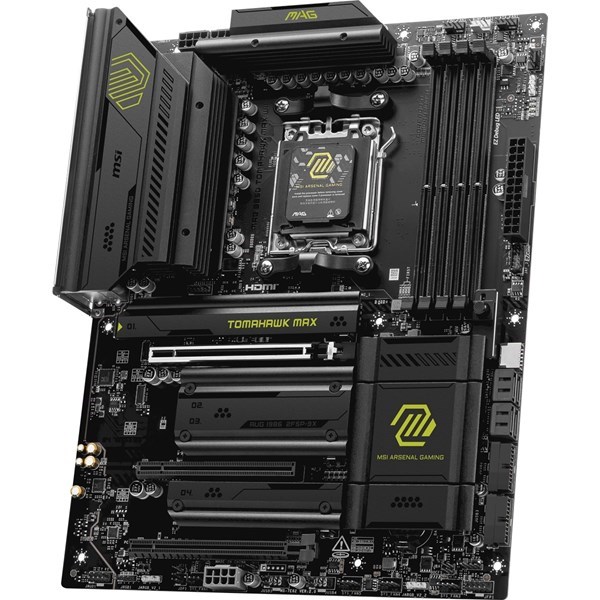 MSI MAG B850 TOMAHAWK MAX WIFI7 DDR5 HDMI-USBC DP PCIE 5.0 AM5 ATX