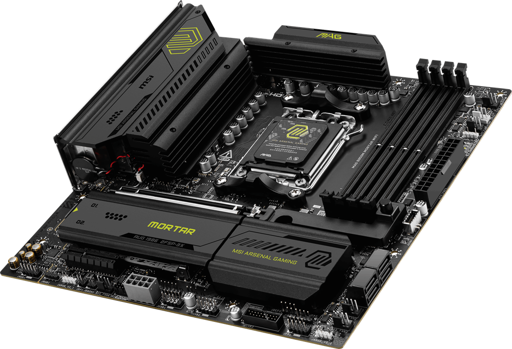 MSI MAG B850M MORTAR WIFI7 DDR5 HDMI-DP PCIE 5.0 AM5 mATX