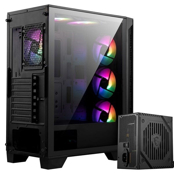 MSI MAG FORCE 120A 650W 80+ BRONZE Gaming Mid-Tower PC Kasası