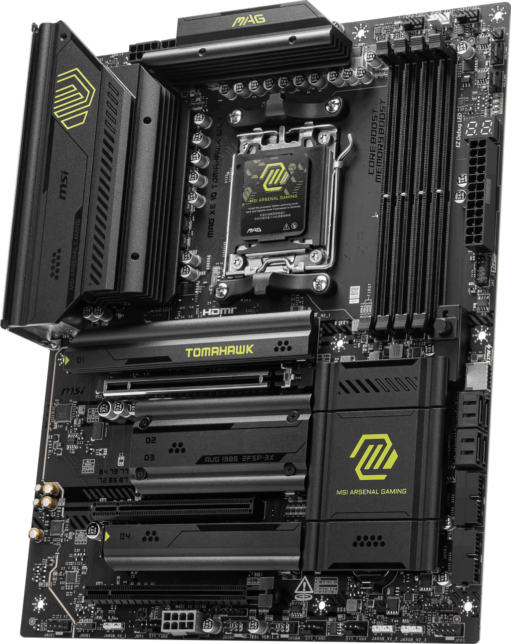 MSI MAG X870 TOMAHAWK WIFI-7 DDR5 HDMI DP PCIe 16X v5.0 AM5 ATX