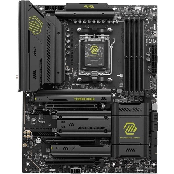 MSI MAG X870E TOMAHAWK DDR5 HDMI DP PCIe 16X v5.0 AM5 ATX
