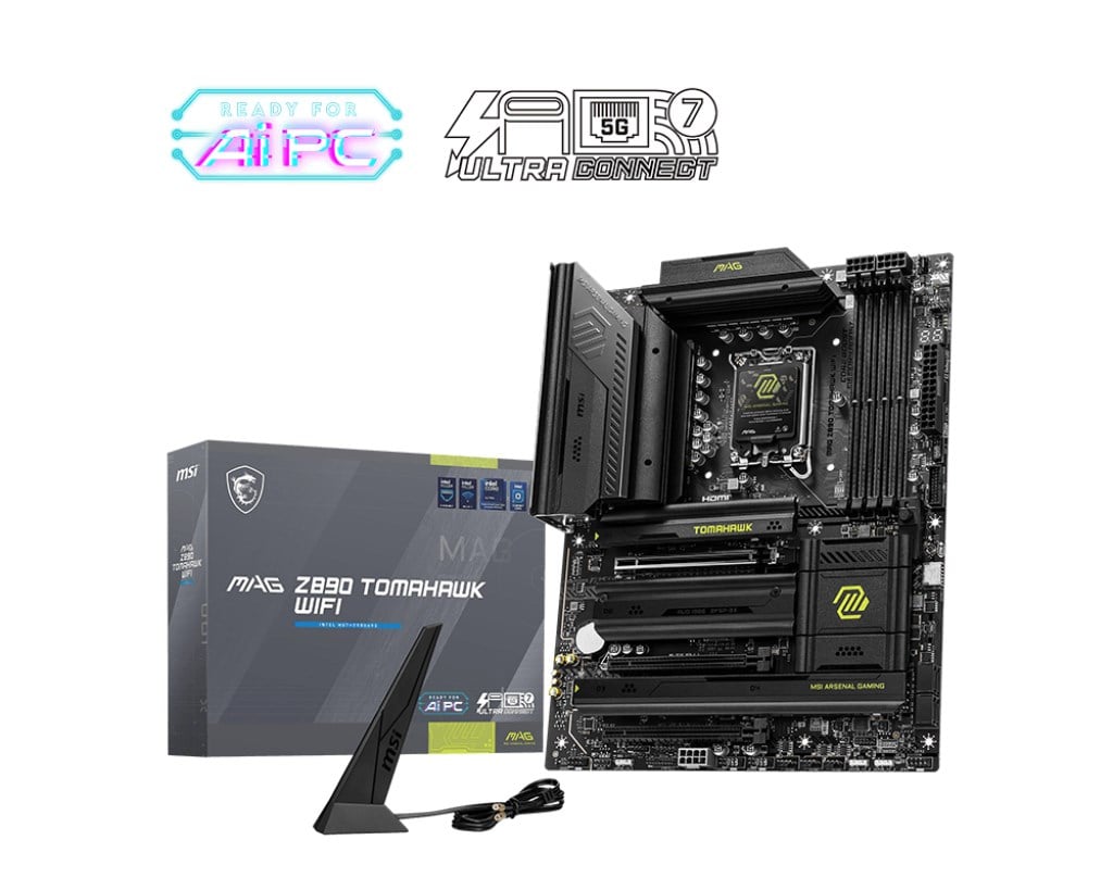 MSI MAG Z890 TOMAHAWK WIFI7 DDR5 HDMI-DP TYPEC PCIE 5.0 1851p ATX